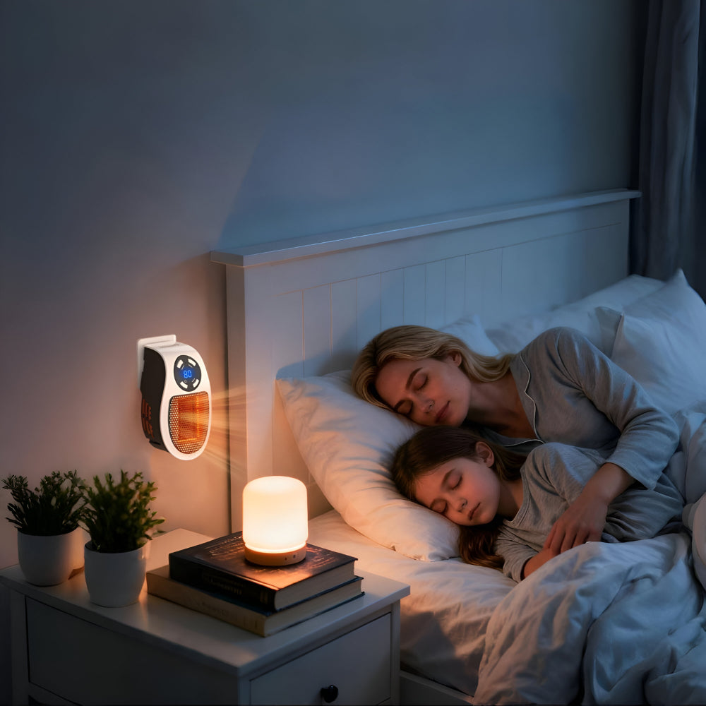 Keramik Heizlüfter | Heizung für Steckdose | Leise mini Heizlüfter | ThermoDock