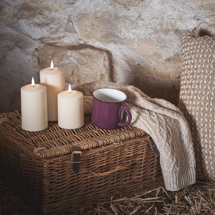 LED Kerzen Outdoor | Kerzen mit Timer | 3 Stück | KerzenNest