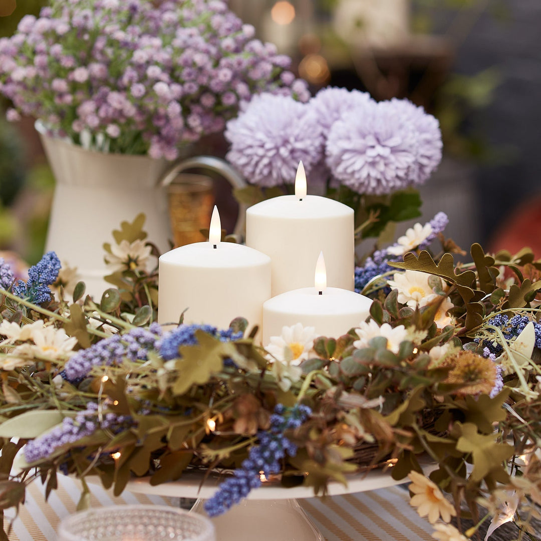 LED Kerzen Outdoor | Kerzen mit Timer | 3 Stück | KerzenNest