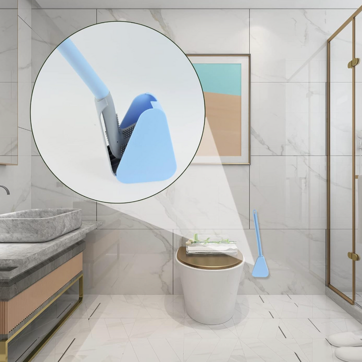Klobürste aus Silikon | Toilettenbürste mit Halter | WC Bürste | Cleanova