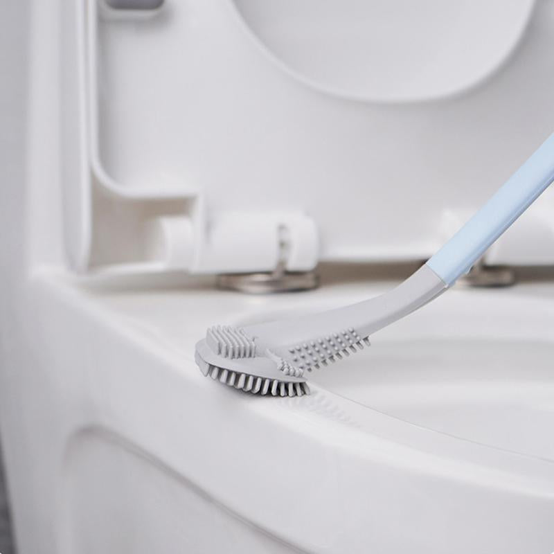 Klobürste aus Silikon | Toilettenbürste mit Halter | WC Bürste | Cleanova