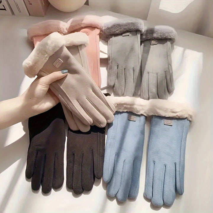 Handschuhe Damen | Warme Handschuhe Winter mit Lammfell | KuschelHand