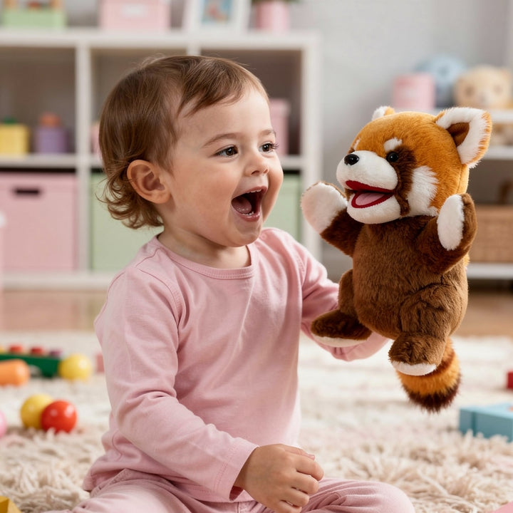 Kuscheltier Handpuppe | Plüschtier fur Kinder | HandFreund