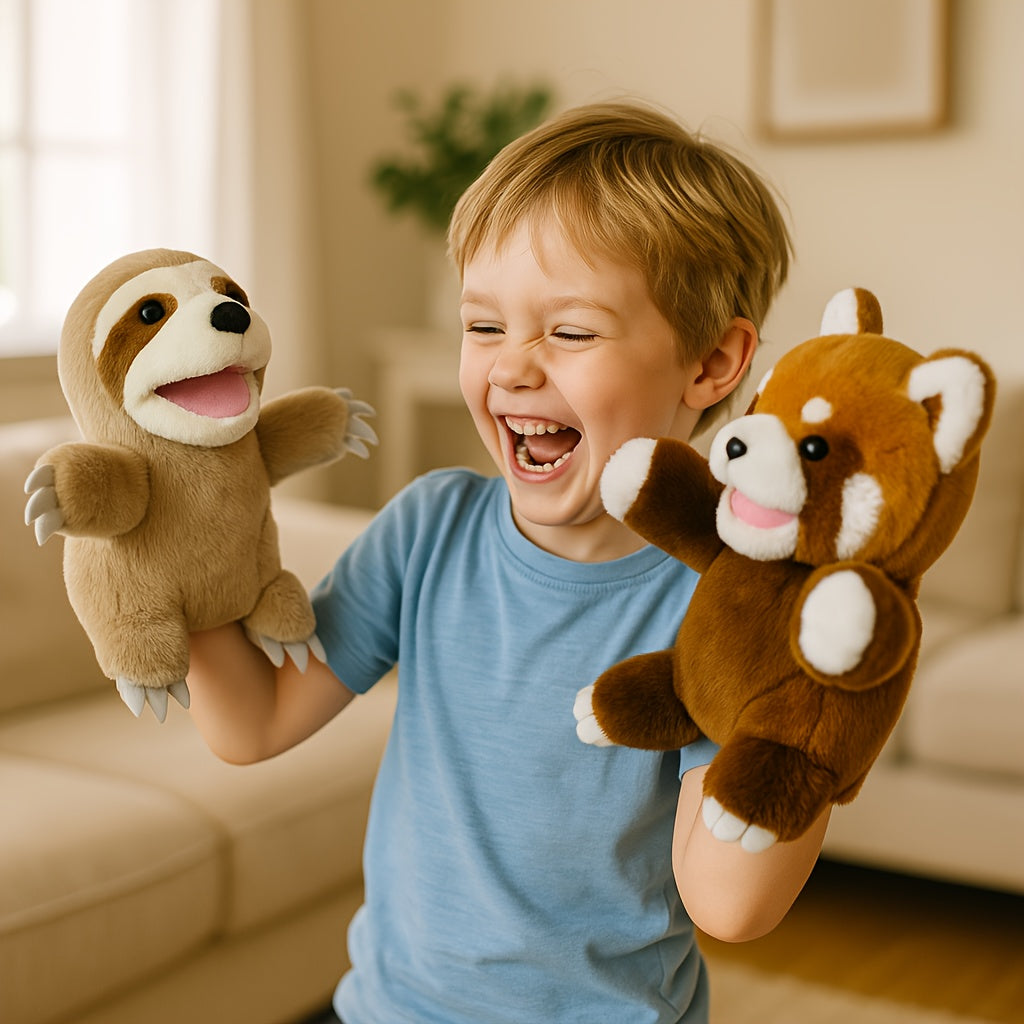 Kuscheltier Handpuppe | Plüschtier fur Kinder | HandFreund