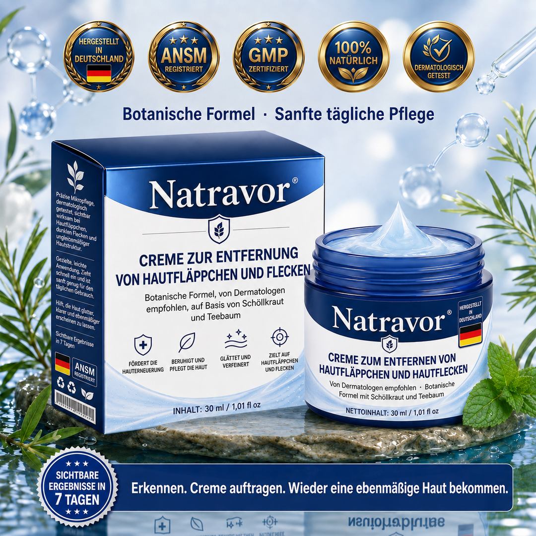 HautKlar™ Pflegecreme für Hautanhängsel & Hautflecken