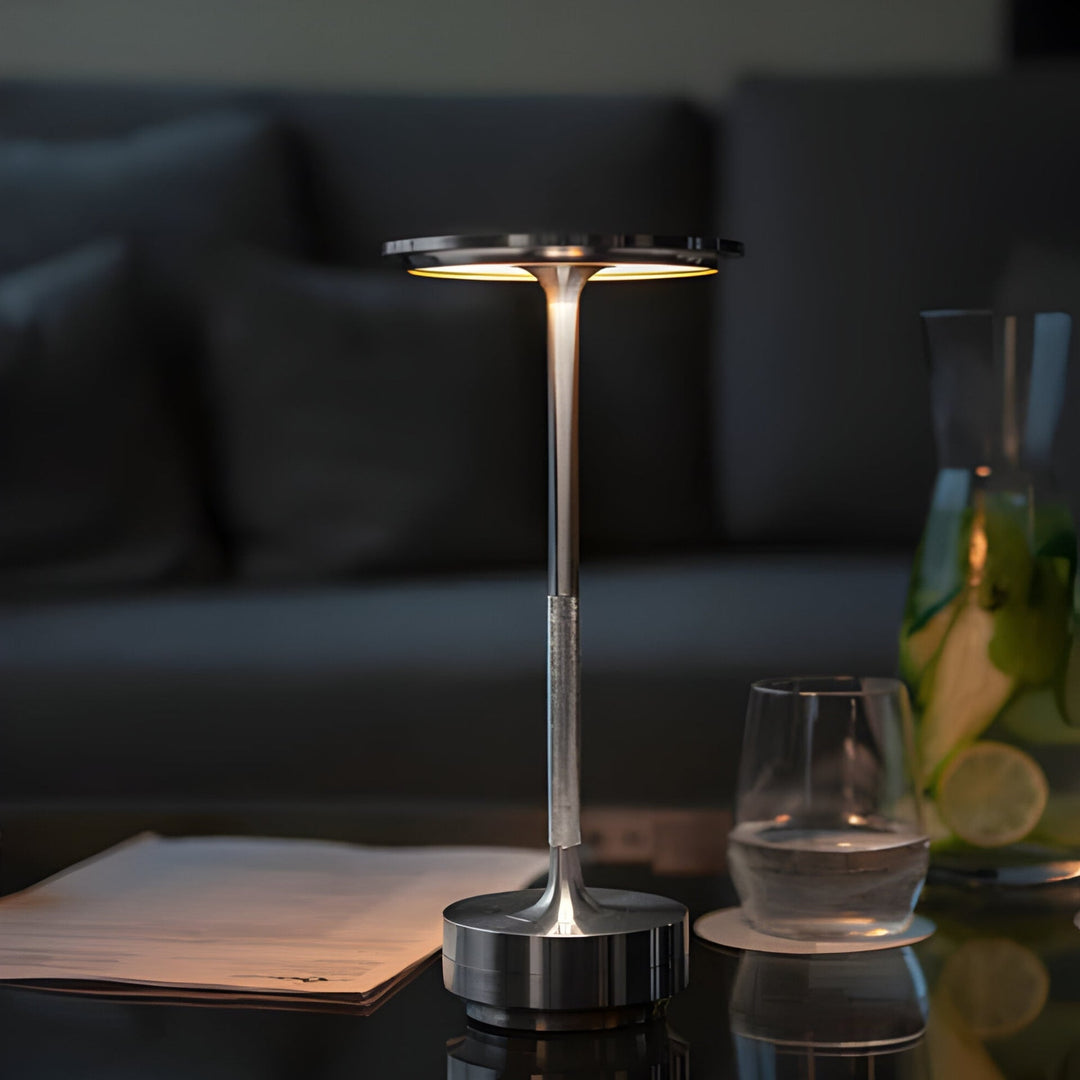 Lampe für Wohnzimmer | kabellose Tischlampe | Tischleuchte mit Akku | LumaViva