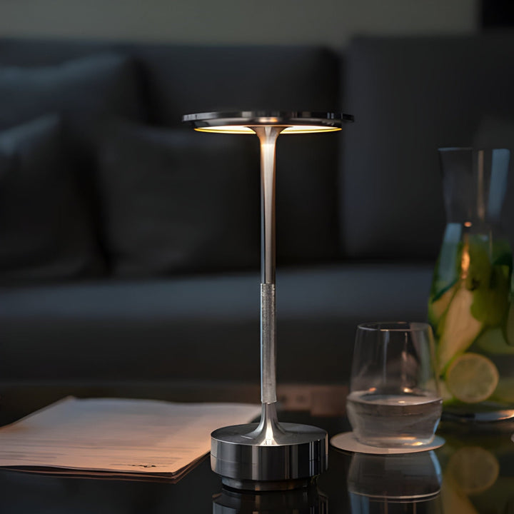 Lampe für Wohnzimmer | kabellose Tischlampe | Tischleuchte mit Akku | LumaViva
