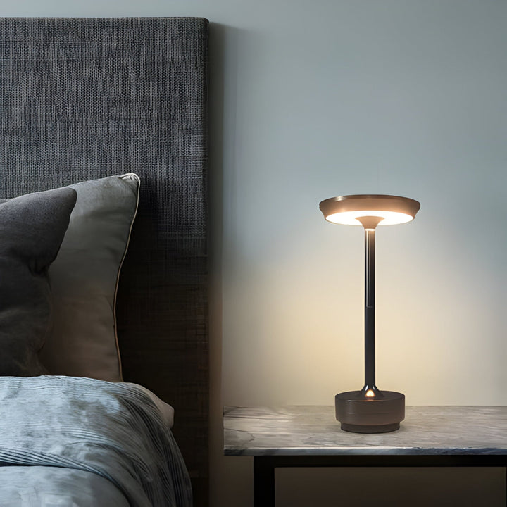 Lampe für Wohnzimmer | kabellose Tischlampe | Tischleuchte mit Akku | LumaViva