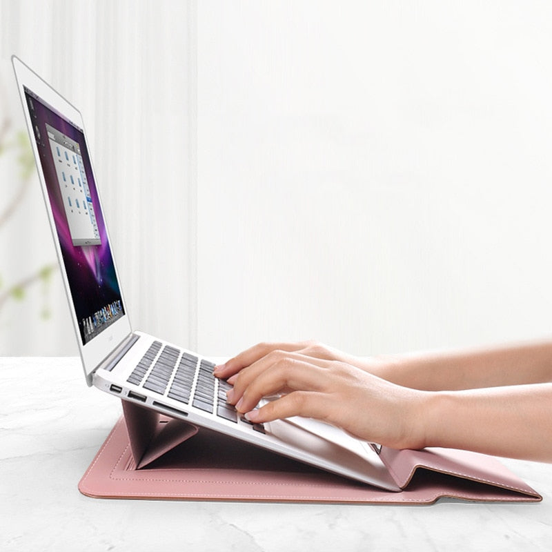 Laptoptasche & Laptopständer in 1 | Laptophülle & Halterung | Standtasche