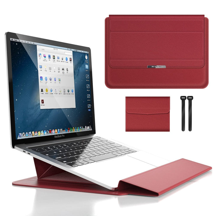 Laptoptasche & Laptopständer in 1 | Laptophülle & Halterung | Standtasche