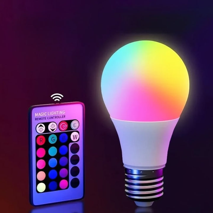 LED E27 Glühbirne | RGB Lampe mit Fernbedienung | Neonix