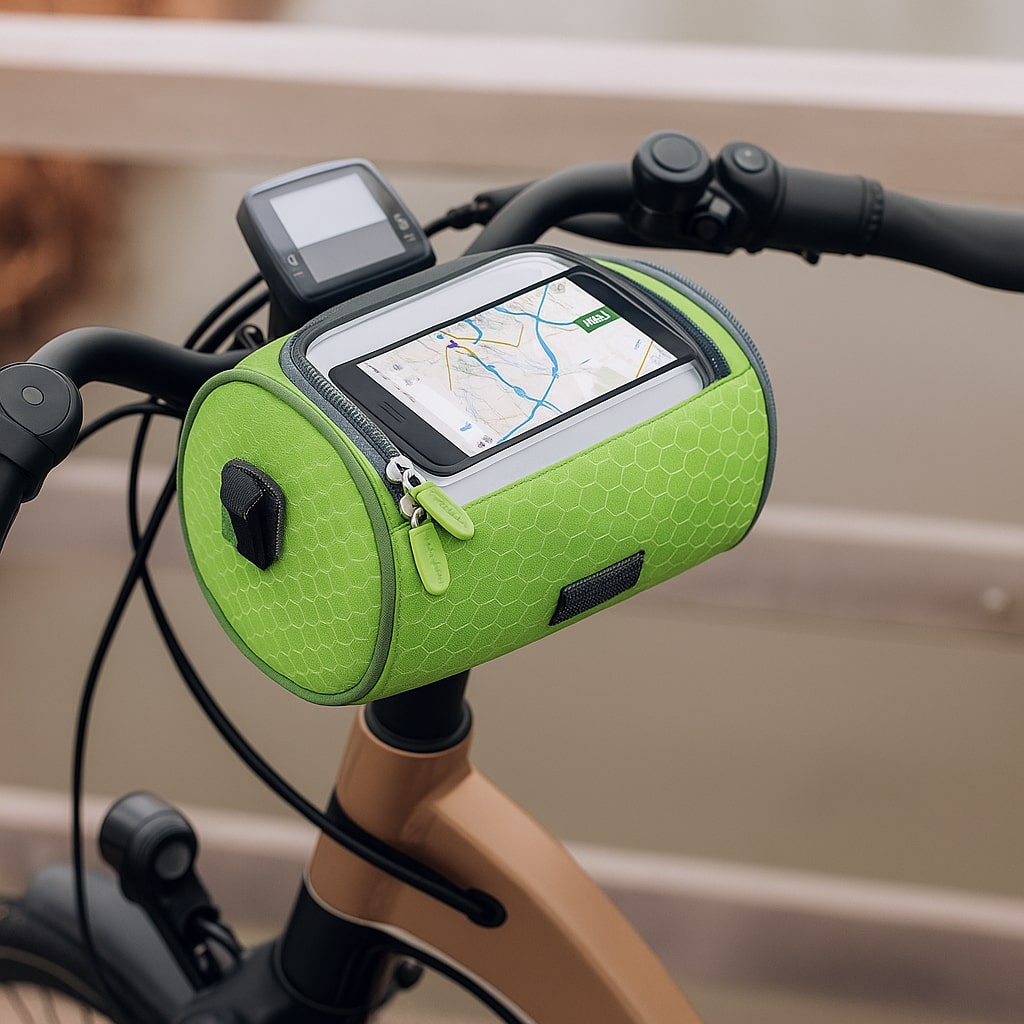 Lenkertasche für Fahrrad | Wasserdichte Fahrradtasche mit Touchscreen | Tourix