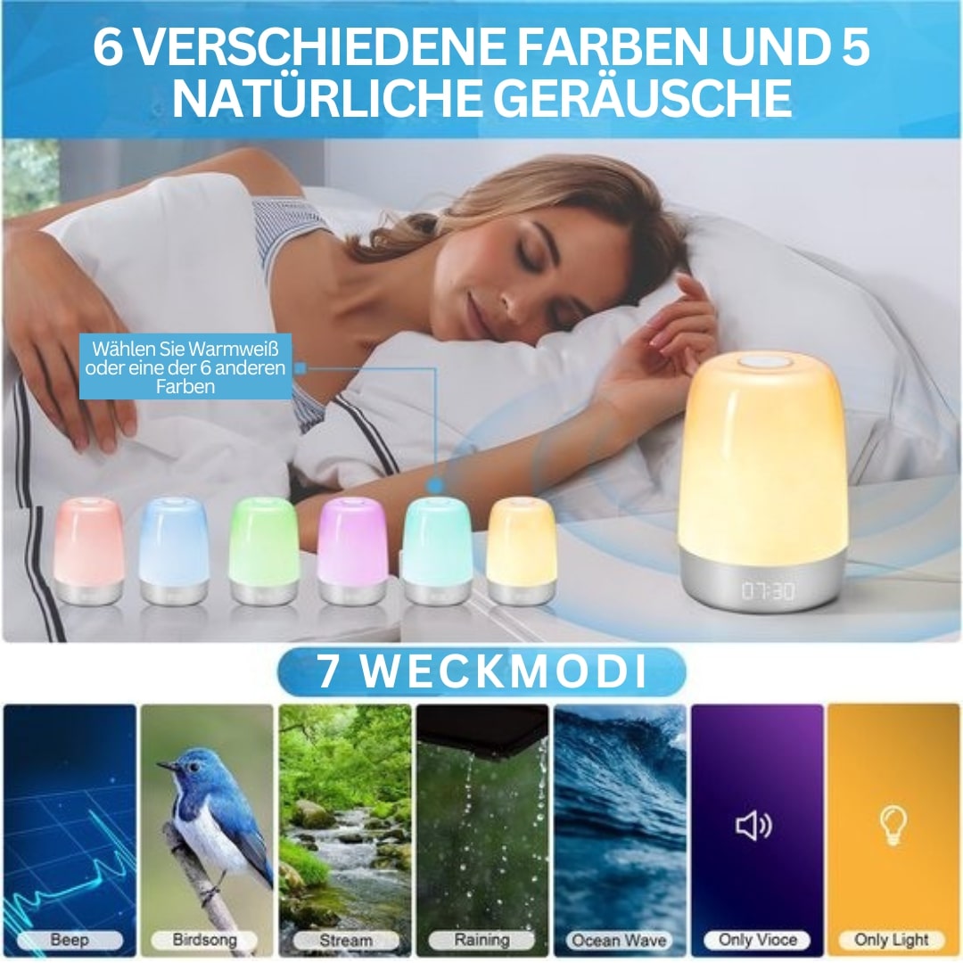 Tageslicht Wecker | Tageslichtlampe | Wake Up Light | LichtRise