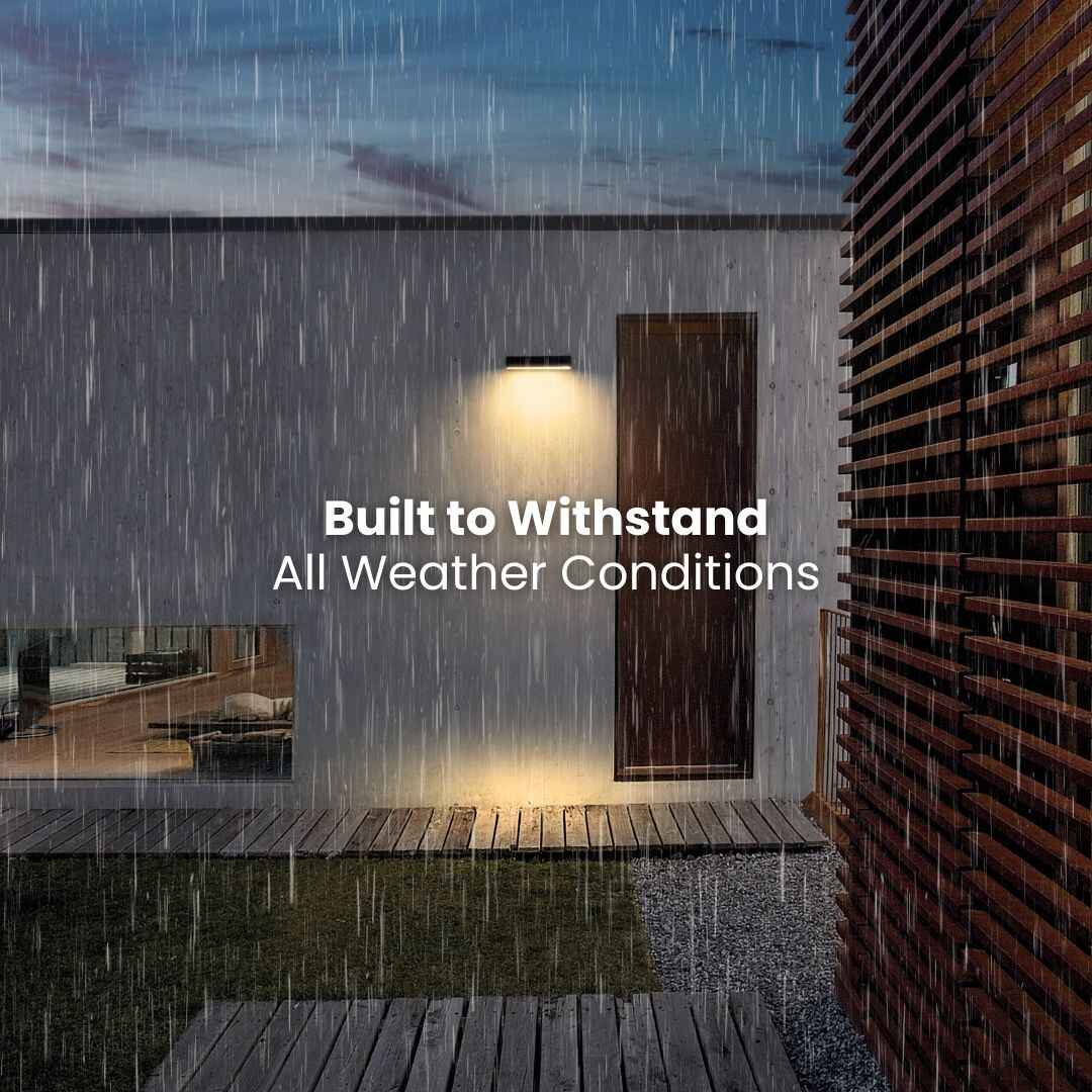 SolaBeam™ Moderne Solar-Wandleuchte mit Bewegungsmelder