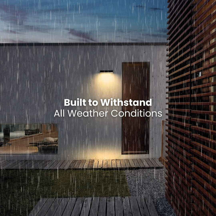 SolaBeam™ Moderne Solar-Wandleuchte mit Bewegungsmelder