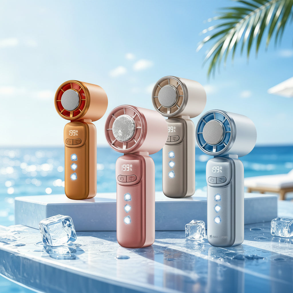 CoolVela™ – Kompakter Handventilator für angenehme Abkühlung unterwegs