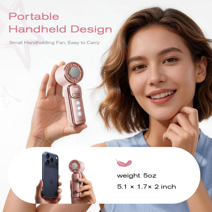CoolVela™ – Kompakter Handventilator für angenehme Abkühlung unterwegs
