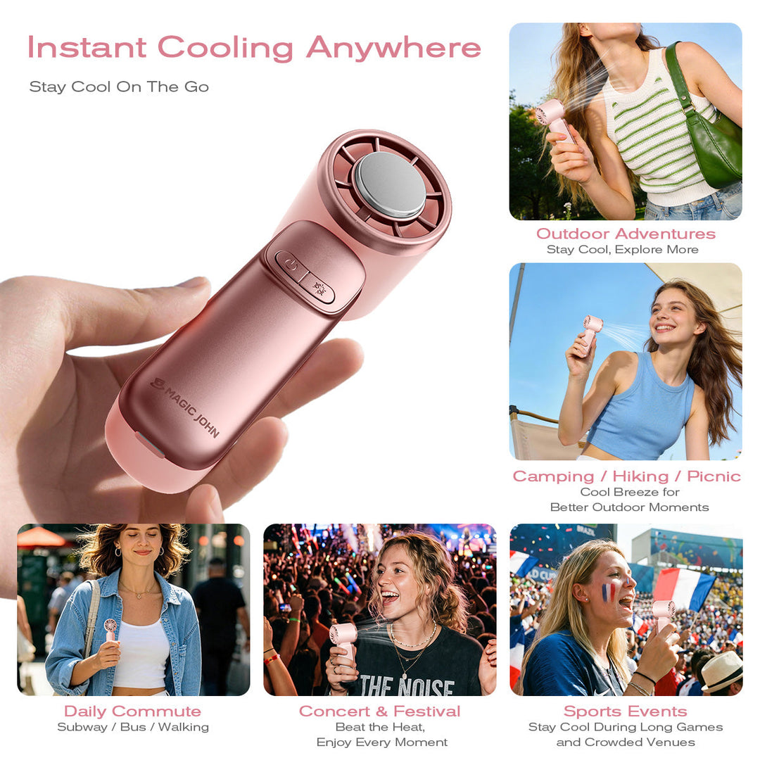 CoolVela™ – Kompakter Handventilator für angenehme Abkühlung unterwegs