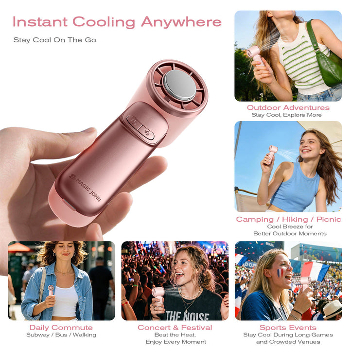 CoolVela™ – Kompakter Handventilator für angenehme Abkühlung unterwegs