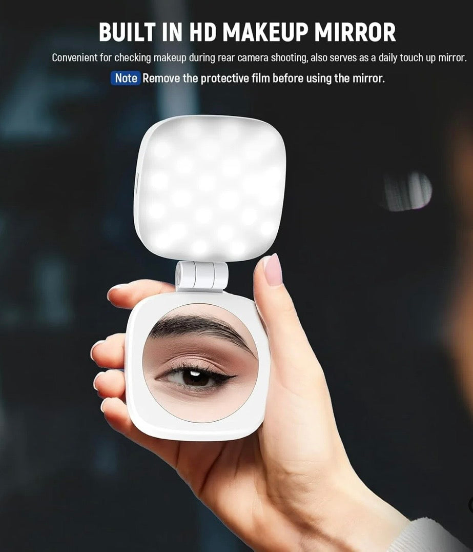 LichtSpiegel™ Magnetisches LED-Selfielicht mit Spiegel