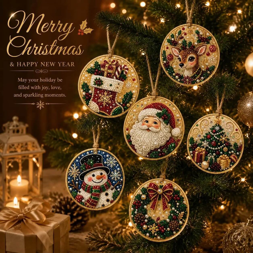 WeihnachtsGlanz™ Kreatives Diamantmalerei-Bastelset