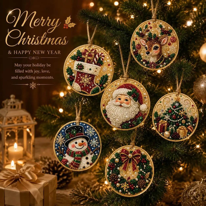 WeihnachtsGlanz™ Kreatives Diamantmalerei-Bastelset