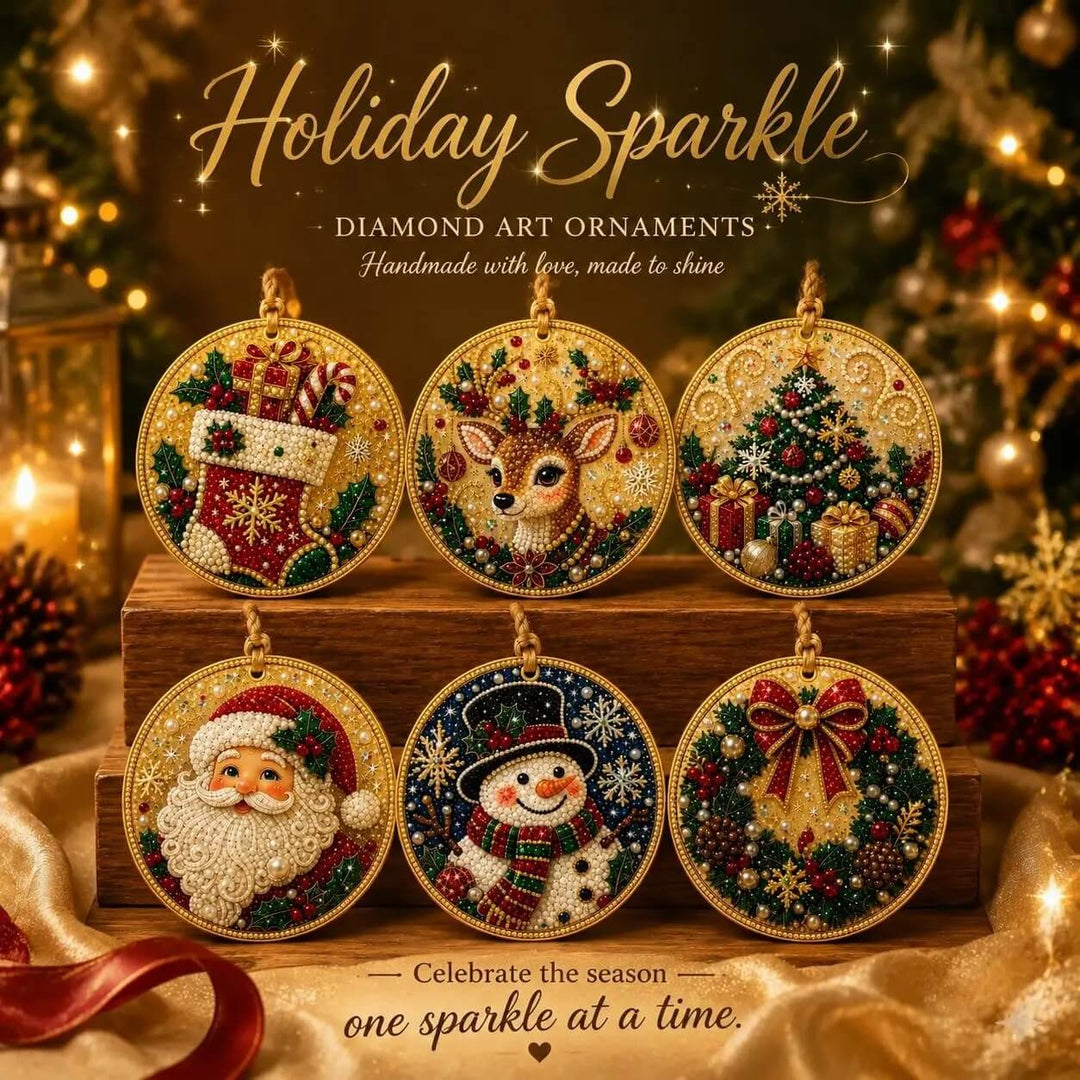 WeihnachtsGlanz™ Kreatives Diamantmalerei-Bastelset