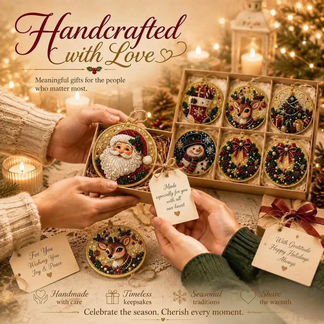 WeihnachtsGlanz™ Kreatives Diamantmalerei-Bastelset