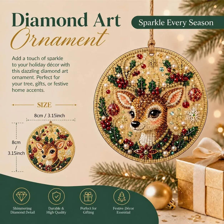 WeihnachtsGlanz™ Kreatives Diamantmalerei-Bastelset