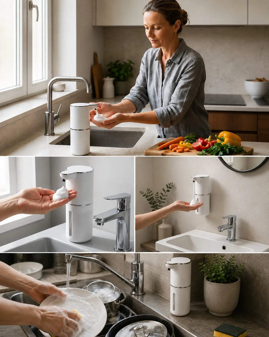 SchaumGlanz™ Automatischer Schaumseifenspender