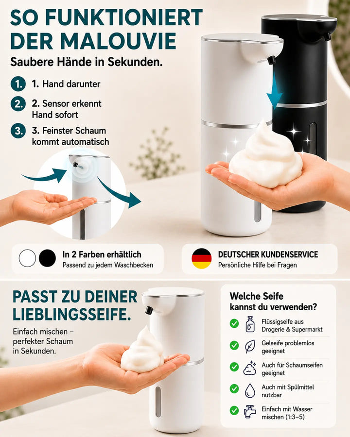 SchaumGlanz™ Automatischer Schaumseifenspender