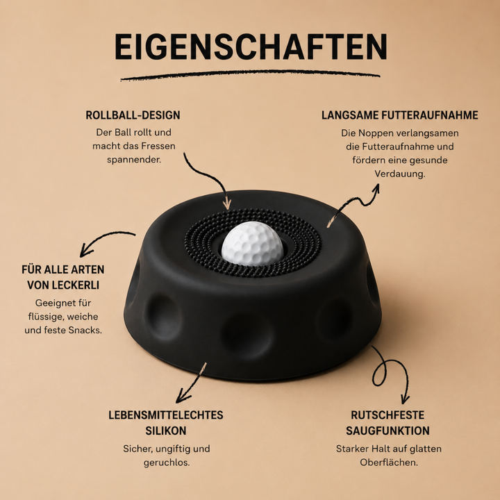 SchleckNapf™ Napf für flüssige Leckerlis