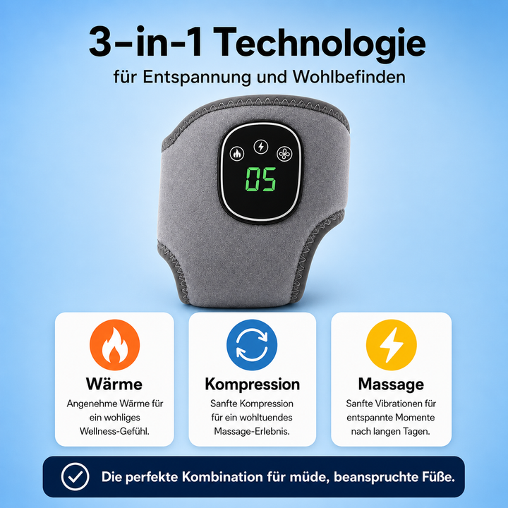 Vital Pulse™ – Beleben Sie müde Füße mit sanfter Wärmetherapie