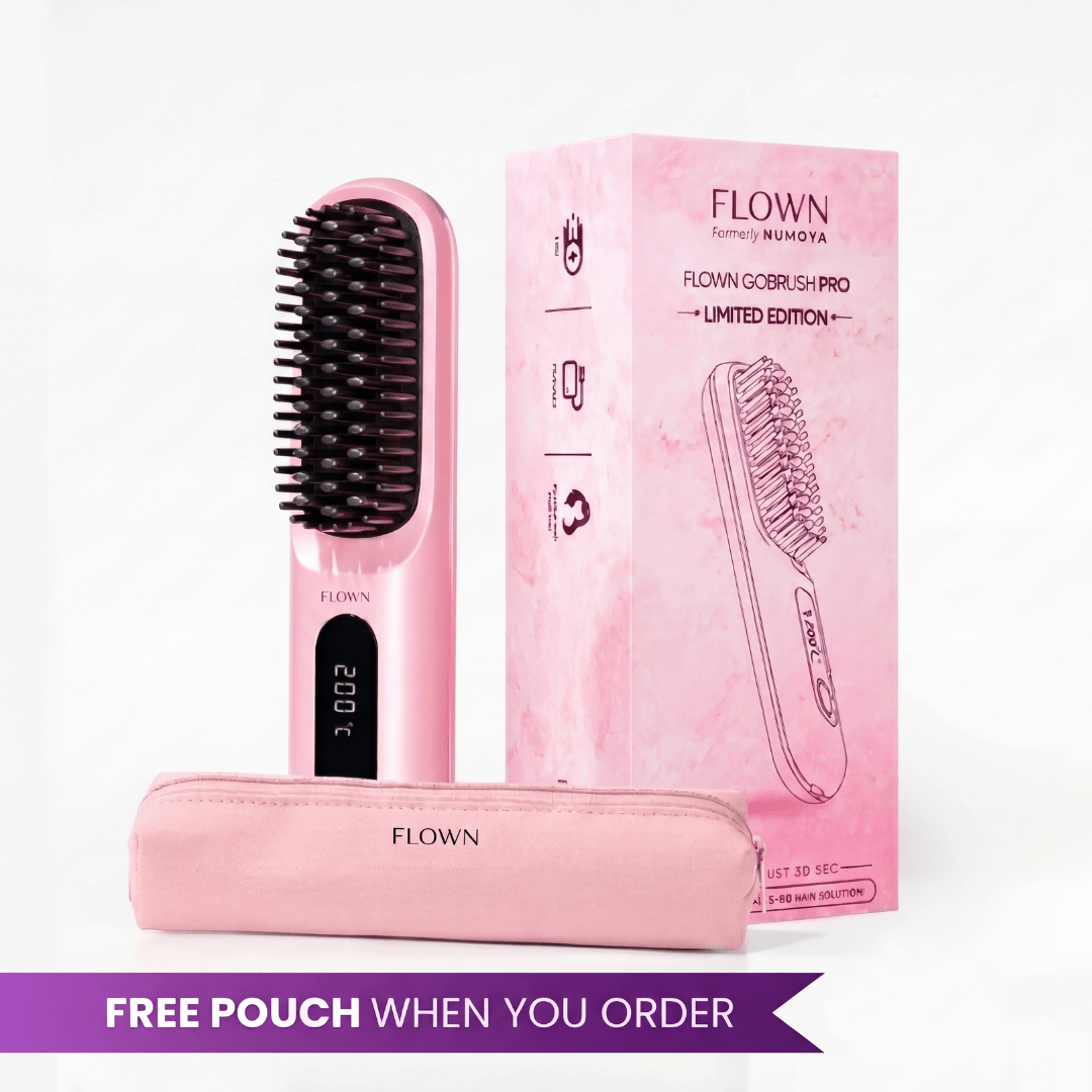 FLOWN (ehemals Numoya Portable Straightener Brush) – GoBrush PRO