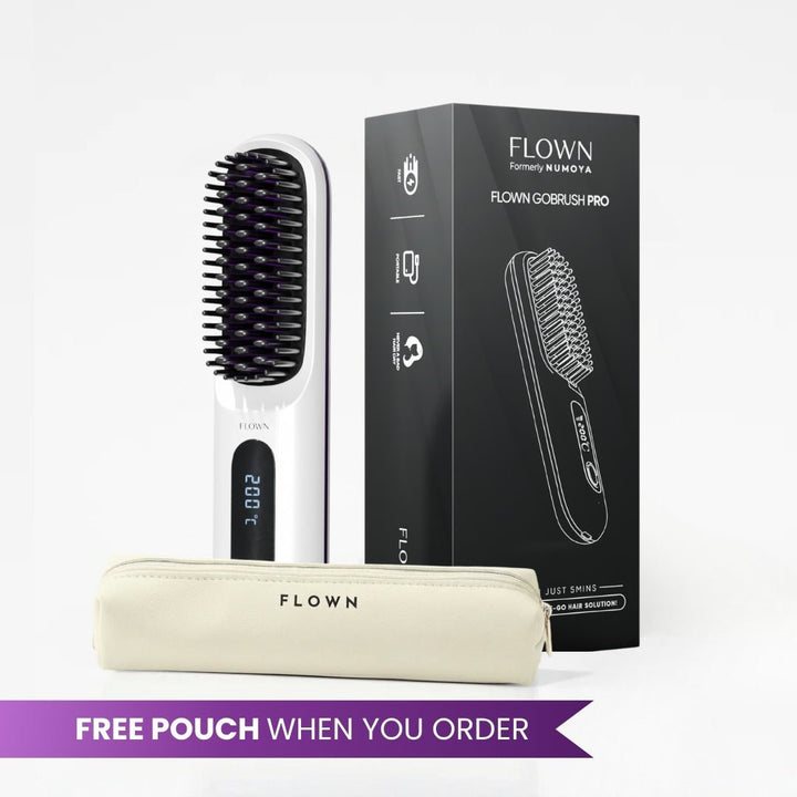FLOWN (ehemals Numoya Portable Straightener Brush) – GoBrush PRO