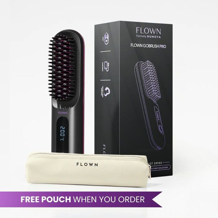 FLOWN (ehemals Numoya Portable Straightener Brush) – GoBrush PRO
