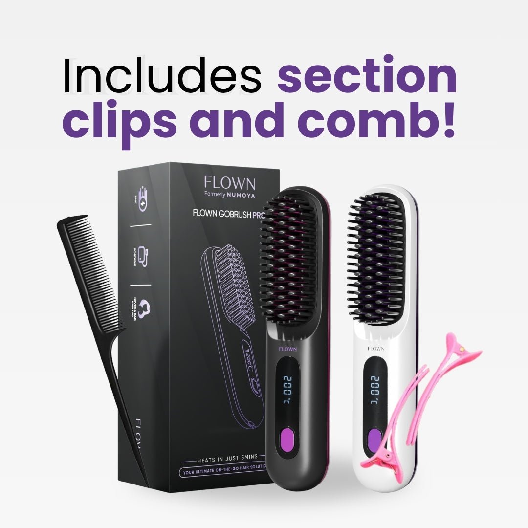 FLOWN (ehemals Numoya Portable Straightener Brush) – GoBrush PRO