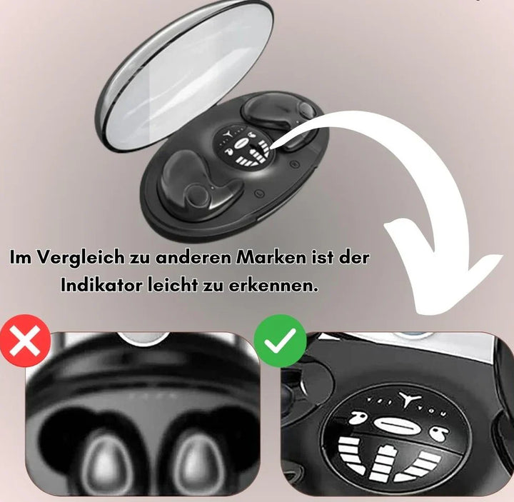 Ohrstöpsel für Schlaf und Alltag | Ultraflache Bluetooth Kopfhörer | Schlafkopfhörer | TraumBuds