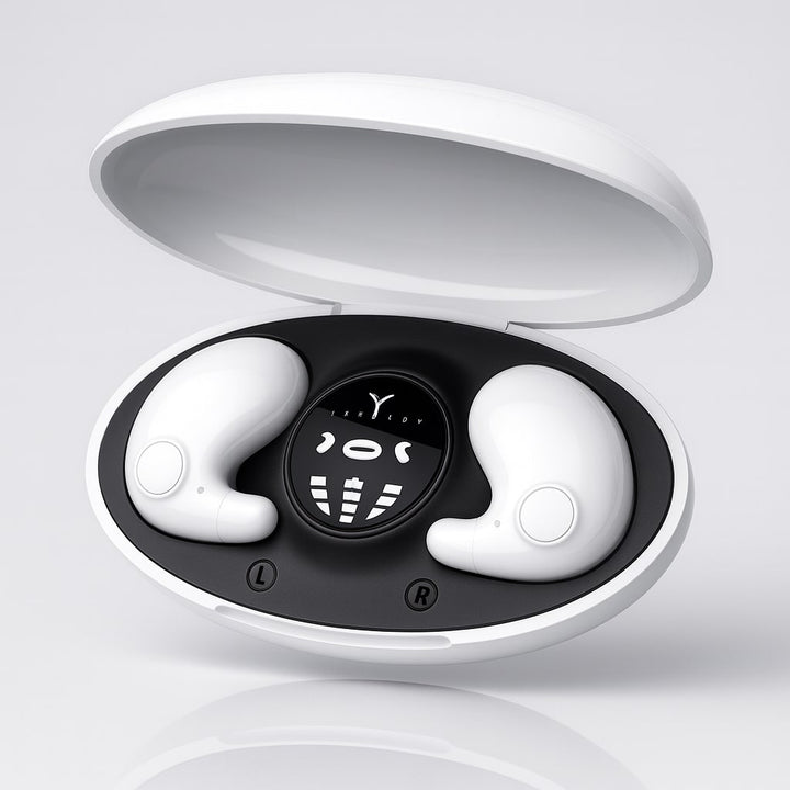 Ohrstöpsel für Schlaf und Alltag | Ultraflache Bluetooth Kopfhörer | Schlafkopfhörer | TraumBuds
