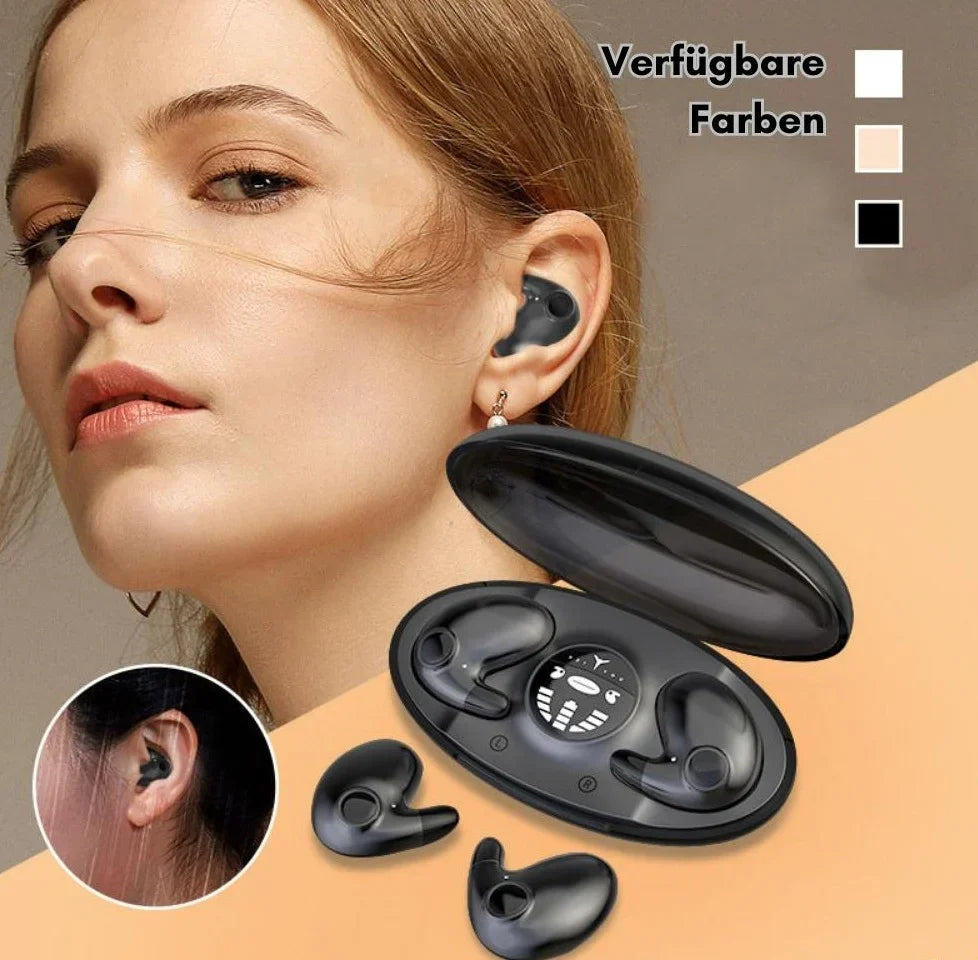 Ohrstöpsel für Schlaf und Alltag | Ultraflache Bluetooth Kopfhörer | Schlafkopfhörer | TraumBuds