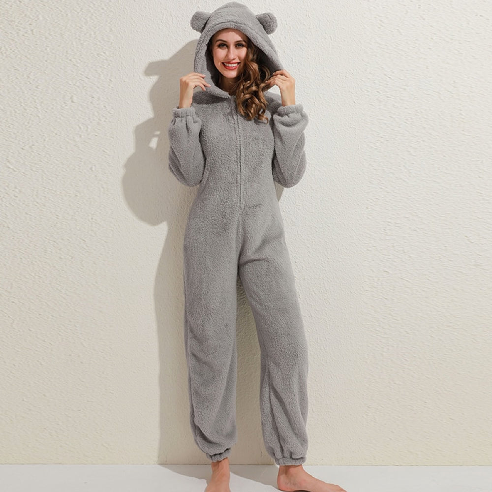 Onesie Jumpsuit für Damen | Fleece Overalls | Schmusi