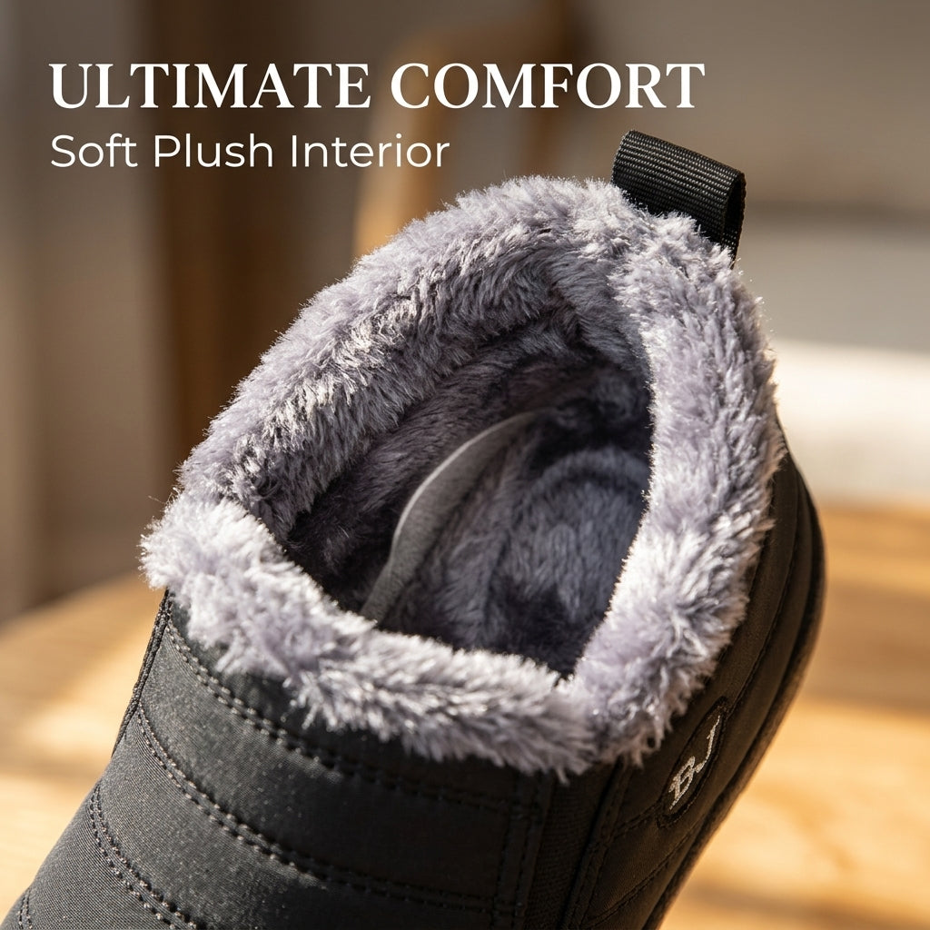 FußWohl™ Warme Winter-Slipper mit Plüschfutter