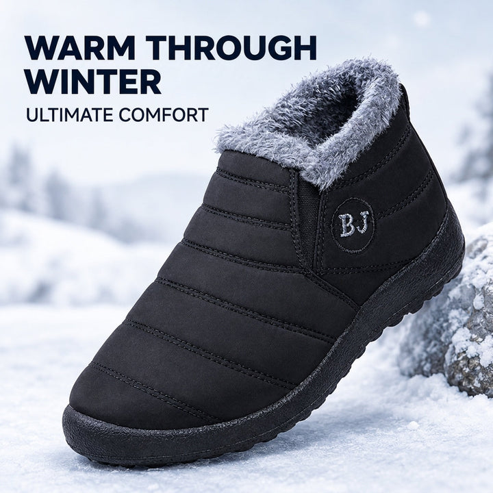 FußWohl™ Warme Winter-Slipper mit Plüschfutter