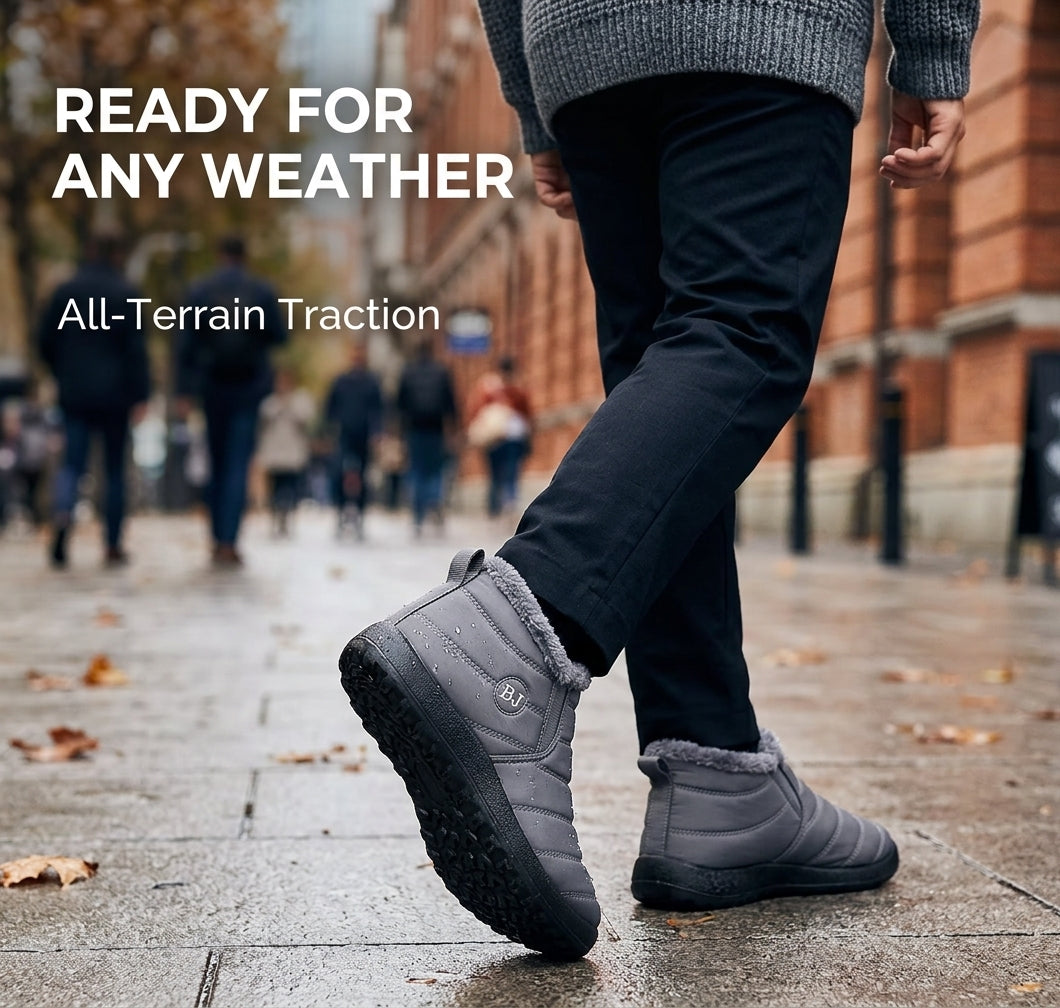 FußWohl™ Warme Winter-Slipper mit Plüschfutter