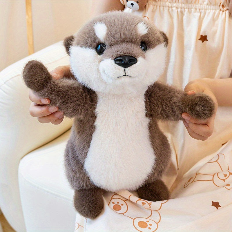 Otter Kuscheltier | Süßes Kuscheltier gegen Stress | Plüschtier für Kinder und Babys | CutiOtter