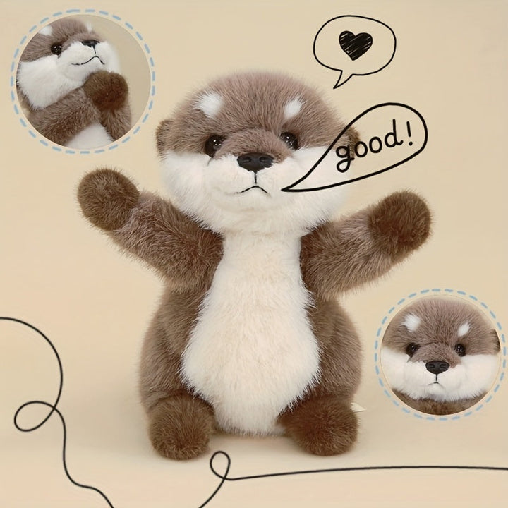 Otter Kuscheltier | Süßes Kuscheltier gegen Stress | Plüschtier für Kinder und Babys | CutiOtter