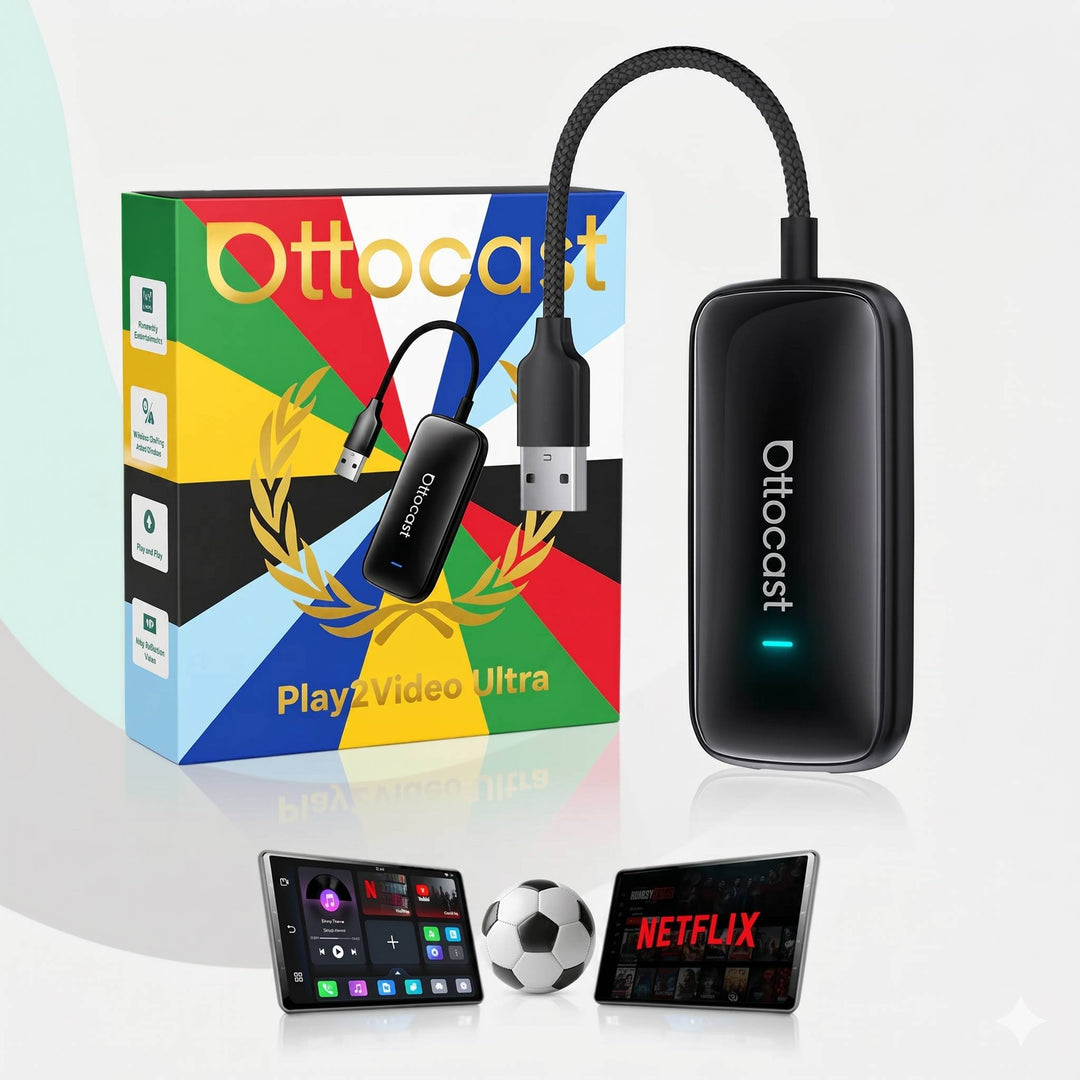 Play2Video Ultra Wireless CarPlay/Android Auto All-in-1 Adapter