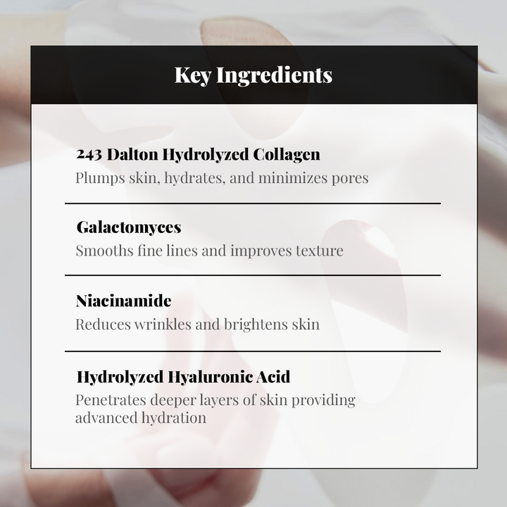Spruka® Glass Skin Collagen Maske