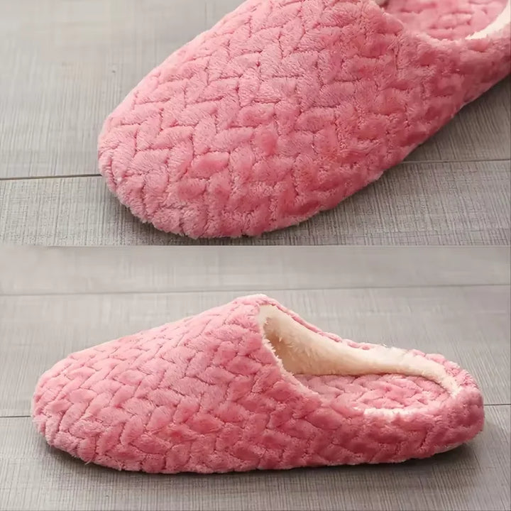 Hausschuhe Damen & Herren | Warme Slipper mit Futter | PlüschWalk