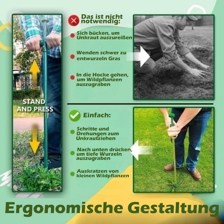 Unkrautentferner für Garten | Unkraut und Wurzel entfernen leicht gemacht | UnkrautFix